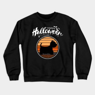 Funny Happy Halloween Beautiful Westie Men Women Kids Gift Crewneck Sweatshirt